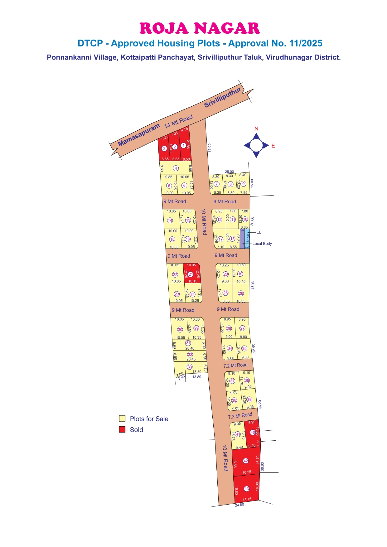 Roja Nagar Layout English Red Marked 3 Page 0001